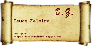 Deucs Zelmira névjegykártya